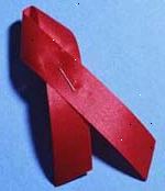 Immagine di un nastro di sensibilizzazione sull'AIDS