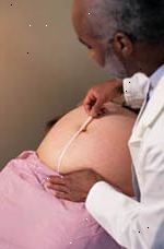 Immagine di misurazioni prese a una visita prenatale