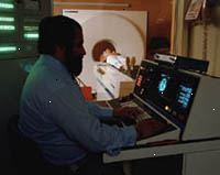 Immagine di un paziente in uno scanner