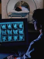 Immagine di un paziente in uno scanner